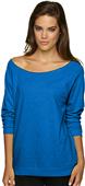 Next Level Women's Terry Raw Edge Raglan Shirt