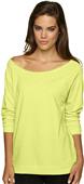 Next Level Women's Terry Raw Edge Raglan Shirt Next Level Women's Terry Raw Edge Raglan Shirt