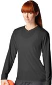 New Balance NDurance Ladies Long Sleeve V-Neck Tee New Balance NDurance Ladies Long Sleeve V-Neck Tee