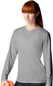 New Balance NDurance Ladies Long Sleeve V-Neck Tee New Balance NDurance Ladies Long Sleeve V-Neck Tee