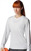 New Balance NDurance Ladies Long Sleeve V-Neck Tee New Balance NDurance Ladies Long Sleeve V-Neck Tee