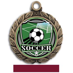 BRONZE MEDAL/MAROON RIBBON