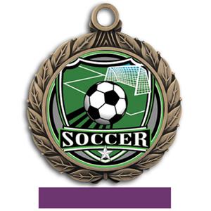BRONZE MEDAL/PURPLE RIBBON