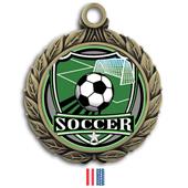 Hasty Awards 2 3/4" Soccer Shield Insert Medals Hasty Awards 2 3/4" Soccer Shield Insert Medals