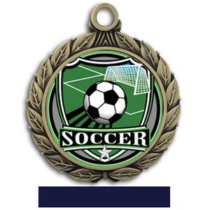 GOLD MEDAL/NAVY RIBBON