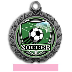 SILVER MEDAL/PINK RIBBON