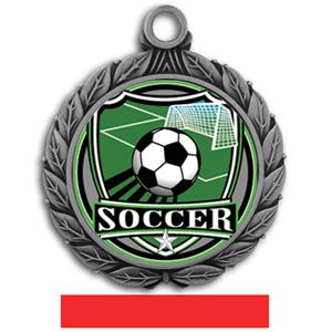 SILVER MEDAL/RED RIBBON