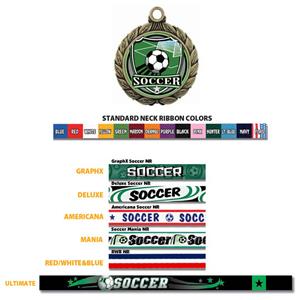 GOLD MEDAL/AMERICANA SOCCER RIBBON