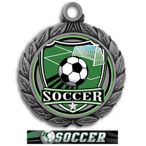 SILVER MEDAL/ULTIMATE SOCCER RIBBON