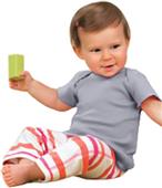 Rabbit Skins Infant Baby Rib Lap Shoulder T-Shirt
