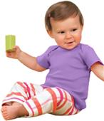 Rabbit Skins Infant Baby Rib Lap Shoulder T-Shirt