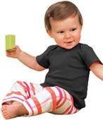 Rabbit Skins Infant Baby Rib Lap Shoulder T-Shirt
