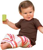 Rabbit Skins Infant Baby Rib Lap Shoulder T-Shirt