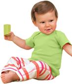 Rabbit Skins Infant Baby Rib Lap Shoulder T-Shirt
