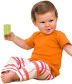 Rabbit Skins Infant Baby Rib Lap Shoulder T-Shirt