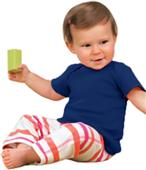 Rabbit Skins Infant Baby Rib Lap Shoulder T-Shirt
