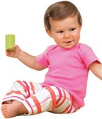Rabbit Skins Infant Baby Rib Lap Shoulder T-Shirt