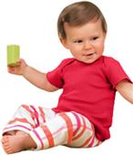 Rabbit Skins Infant Baby Rib Lap Shoulder T-Shirt