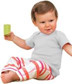 Rabbit Skins Infant Baby Rib Lap Shoulder T-Shirt
