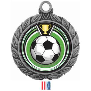 SILVER MEDAL/FLAG RIBBON