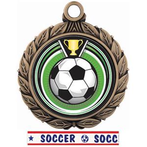 BRONZE MEDAL/AMERICANA SOCCER RIBBON