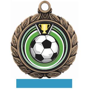 BRONZE MEDAL/LT. BLUE RIBBON