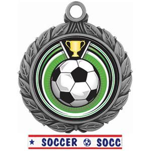 SILVER MEDAL/AMERICANA SOCCER RIBBON