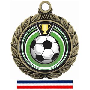 GOLD MEDAL/(RWB) RED WHITE & BLUE RIBBON