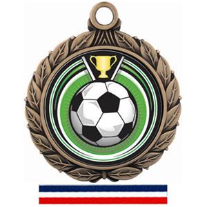 BRONZE MEDAL/(RWB) RED WHITE & BLUE RIBBON