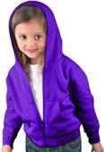 Rabbit Skins Toddler Fleece Zip Front Hoodie