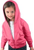 Rabbit Skins Toddler Fleece Zip Front Hoodie
