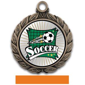 BRONZE MEDAL/ORANGE RIBBON
