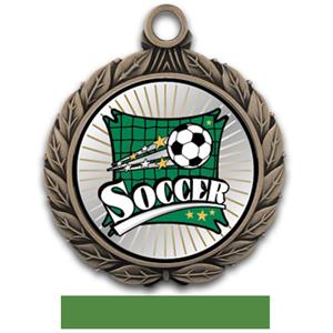 BRONZE MEDAL/GREEN RIBBON