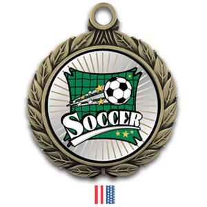 GOLD MEDAL/FLAG RIBBON