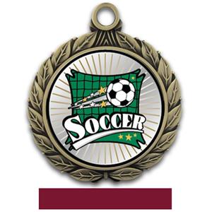 GOLD MEDAL/MAROON RIBBON