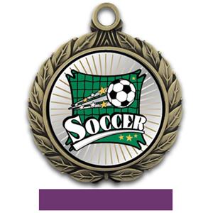 GOLD MEDAL/PURPLE RIBBON