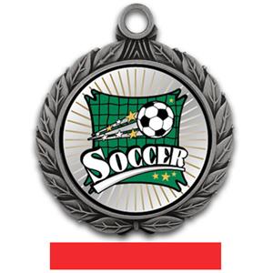 SILVER MEDAL/RED RIBBON