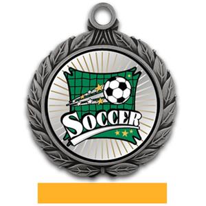 SILVER MEDAL/YELLOW RIBBON