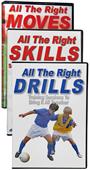 SLS Right Moves, Skills, Drills Soccer DVDs (Set) SLS Right Moves, Skills, Drills Soccer DVDs (Set)