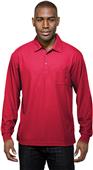 Tri Mountain Men's Endurance Pocket LS Polo Shirt Tri Mountain Men's Endurance Pocket LS Polo Shirt