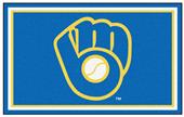 Fan Mats MLB Milwaukee Brewers 4'x6' Rug Fan Mats MLB Milwaukee Brewers 4'x6' Rug
