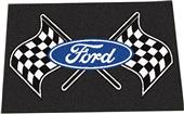 Fan Mats Ford Flags Starter Mat Rug 19"x30" Fan Mats Ford Flags Starter Mat Rug 19"x30"