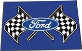 Fan Mats Ford Flags Starter Mat Rug 19"x30" Fan Mats Ford Flags Starter Mat Rug 19"x30"