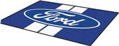 Fan Mats Ford Oval with Stripes 4'x6' Rug Fan Mats Ford Oval with Stripes 4'x6' Rug