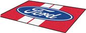 Fan Mats Ford Oval with Stripes 4'x6' Rug Fan Mats Ford Oval with Stripes 4'x6' Rug