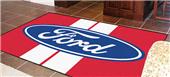 Fan Mats Ford Oval with Stripes 5'x8' Rug Fan Mats Ford Oval with Stripes 5'x8' Rug