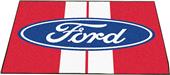 Fan Mats Ford Oval w/Stripes All-Star Mat 34"x45" Fan Mats Ford Oval w/Stripes All-Star Mat 34"x45"