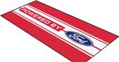 Fan Mats Ford Oval w/Stripes Runner Rug 30"x72" Fan Mats Ford Oval w/Stripes Runner Rug 30"x72"