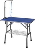 Go Pet Club Pet Grooming Table With Shelf BLUE Go Pet Club Pet Grooming Table With Shelf BLUE