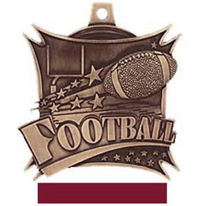 BRONZE MEDAL/MAROON RIBBON